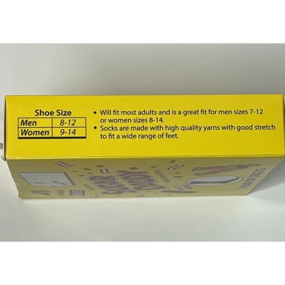 Sugar Daddy Candy Gift Box Crew Socks NWT Food Novelty One Size - Picture 4 of 4